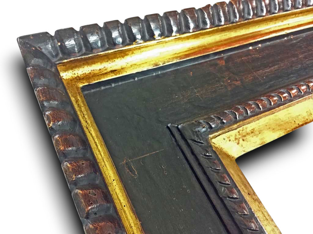 Sculpté gorge et filet or